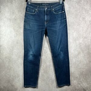 Everlane Uniform The Athletic Jeans Mens Size 31X30 Blue Dark Wash Denim Tapered